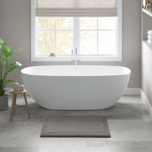 Load image into Gallery viewer, 1 PCS 24x72" 100% Cotton Tufted 3000 GSM Reversible Bath Rug Navy