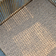 Load image into Gallery viewer, New Comming Outdoor PE Brown Wicker 2seats Sofa with Grey Cushion and Table Set