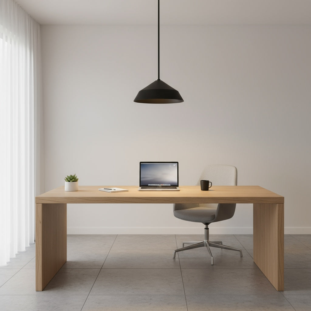 14 inch Diameter Integrated LED Black Pendant