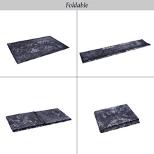 Load image into Gallery viewer, MAVAL Black Washable Rug 2' x 3' Doormat Rug (Black+Gray, 2' x 3') Modern, Contemporary, Non-Shedding &amp; Easy to Clean, Ideal for Living Room, Bedroom, Dining Space, 36*24 inch