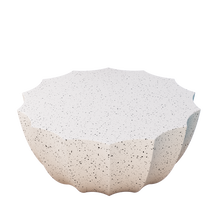 Load image into Gallery viewer, 35.43" Modern Outdoor and Indoor Waterproof Coffee Table, Durable MgO Cement Design, Suitable for Terraces, Gardens, Backyards and Living Rooms ( White)
