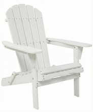 Load image into Gallery viewer, Wood Lounge Patio Chair for Garden Outdoor Wooden Folding Embossed Adirondack Chair Solid Wood Lounge Patio Chair with Wood Grain