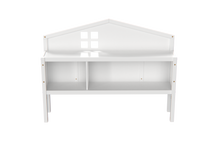 Load image into Gallery viewer, Headboard Storage Cabinet for Full-size Montessori Floor Bed Natural,Freely collocation