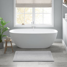 Load image into Gallery viewer, 1 PCS 24x72" 100% Cotton Tufted 3000 GSM Reversible Bath Rug Navy