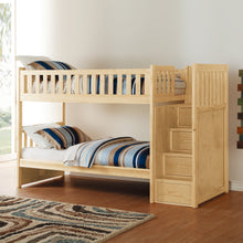 Load image into Gallery viewer, Natural Pine Finish 2pcs Storage Boxes with Caster Wheels Transitional Bedroom Furniture Under-Bed Toy Boxes