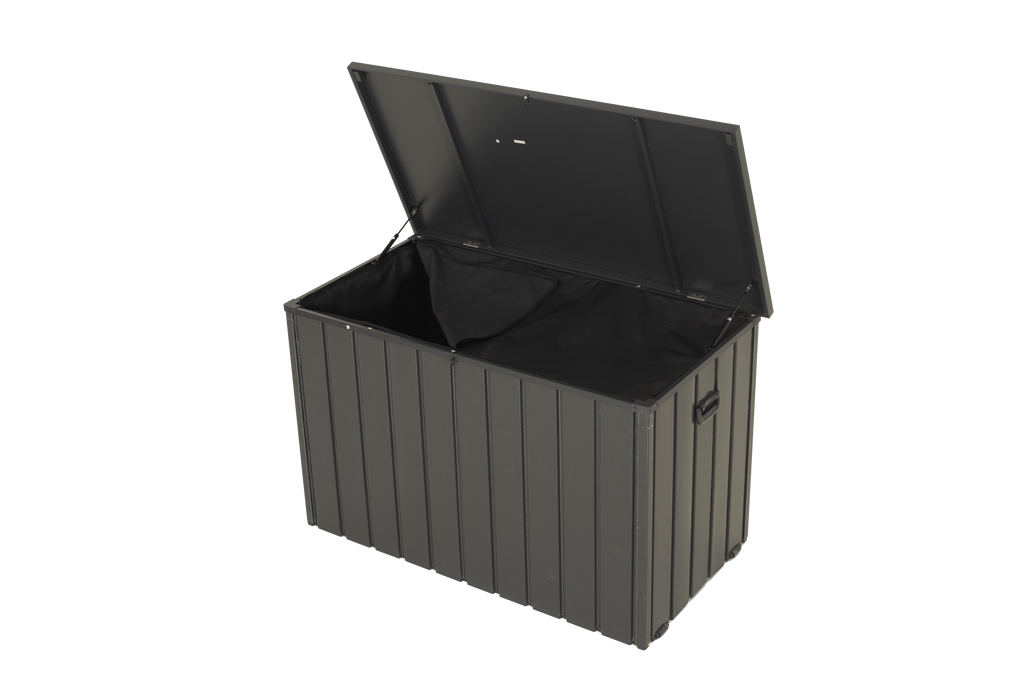 200 Gallon Outdoor Storage Deck Box Waterproof, Large Patio Storage Bin for Outside Cushions, Throw Pillows, Garden Tools, Lockable (Dark Brown)