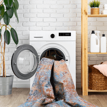 Load image into Gallery viewer, MAVAL Multi Washable Rug 2' x 3' Doormat Rug (Multi, 2' x 3') Modern, Contemporary, Non-Shedding &amp; Easy to Clean, Ideal for Living Room, Bedroom, Dining Space, 36*24 inch