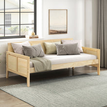 Load image into Gallery viewer, Natural Pine Finish 2pcs Storage Boxes with Caster Wheels Transitional Bedroom Furniture Under-Bed Toy Boxes