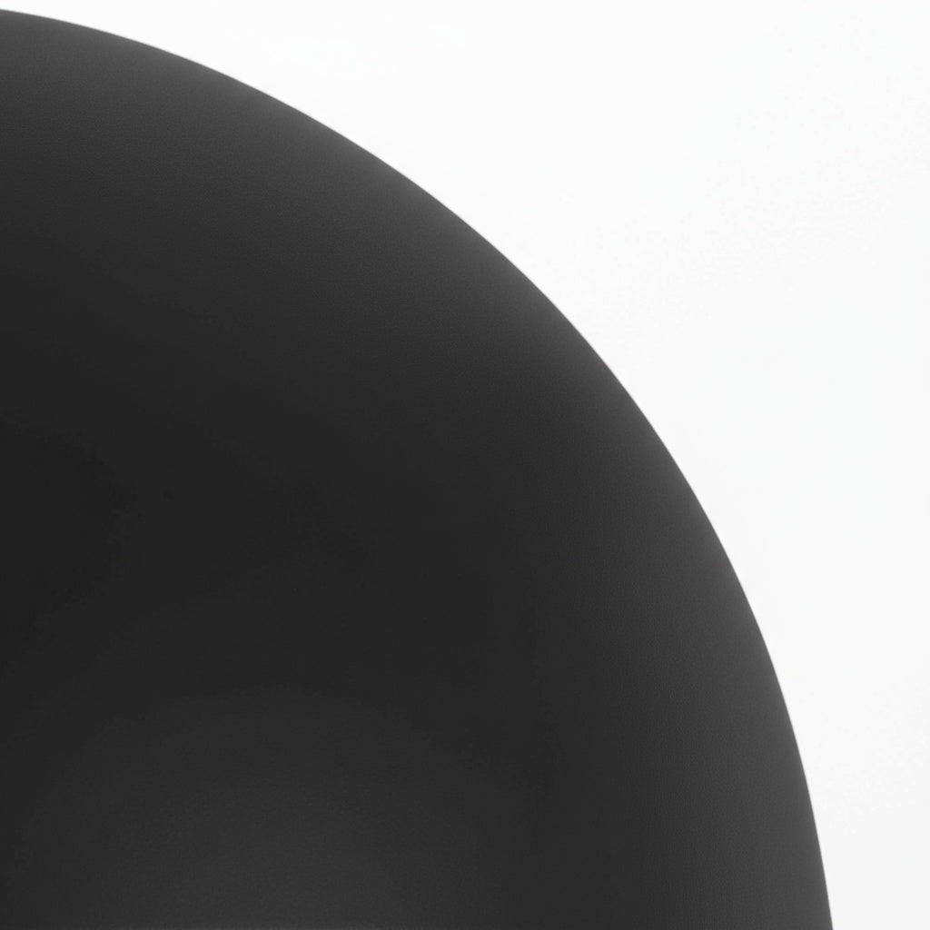 24 inch Diameter Integrated LED Black Pendant