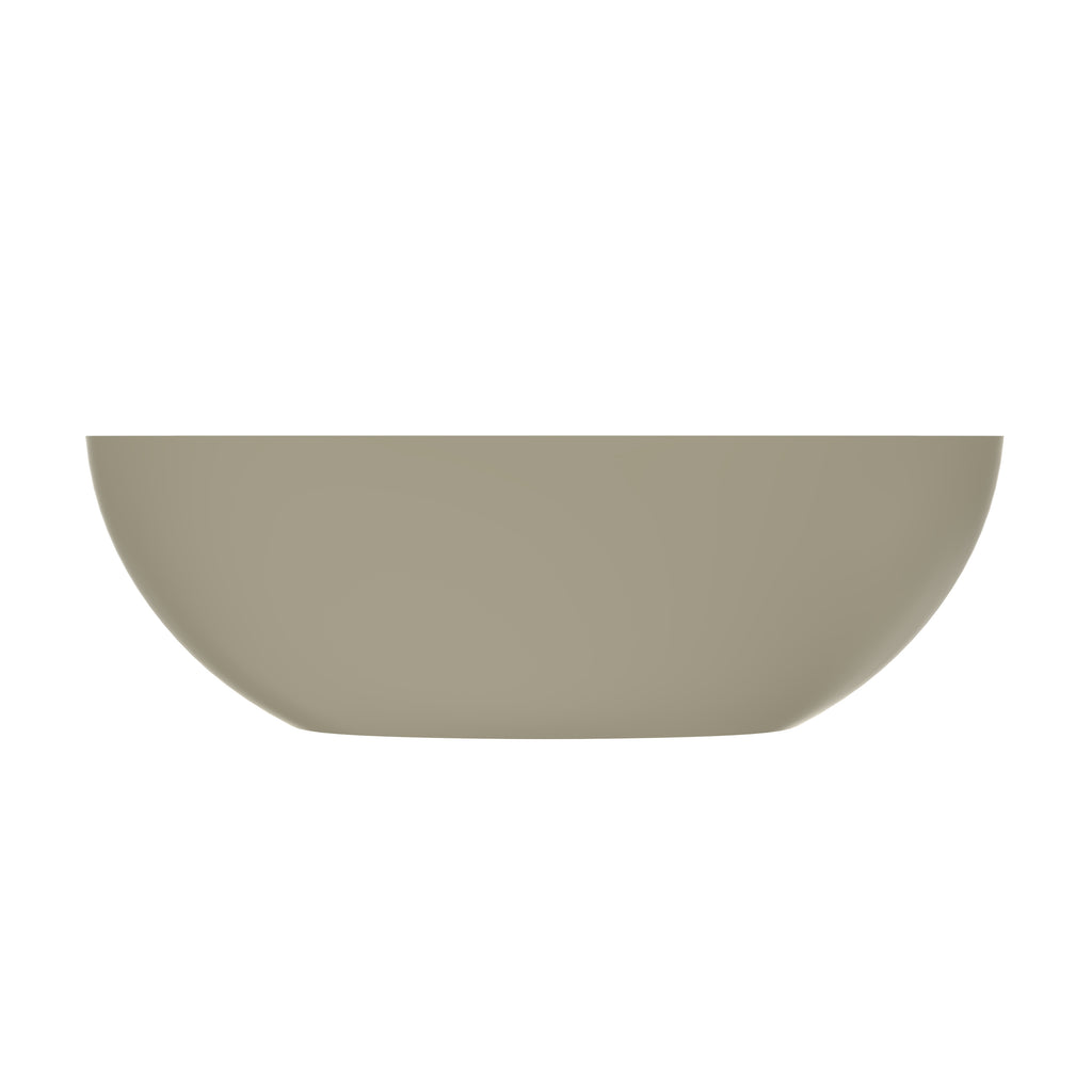 66.9 inch freestanding solid surface soaking bathtub for bathroom