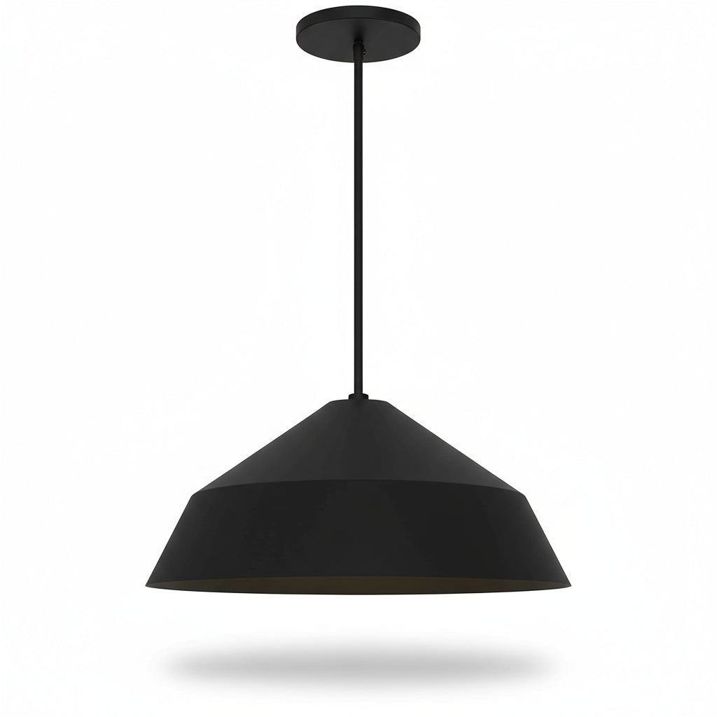 22 inch Diameter Integrated LED Black Pendant