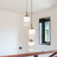 Load image into Gallery viewer, Warehouse Direct Sales New Design Personality Creative American Country Retro Ceiling Light Living Room Bedroom Reading Room Gala Pendant Lamp - Bronze and Clear 110-120V