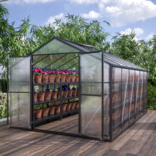 Load image into Gallery viewer, Polycarbonate Greenhouse,6'x 8' Heavy Duty Walk-in Plant Garden Greenhouse for Backyard/Outdoor
