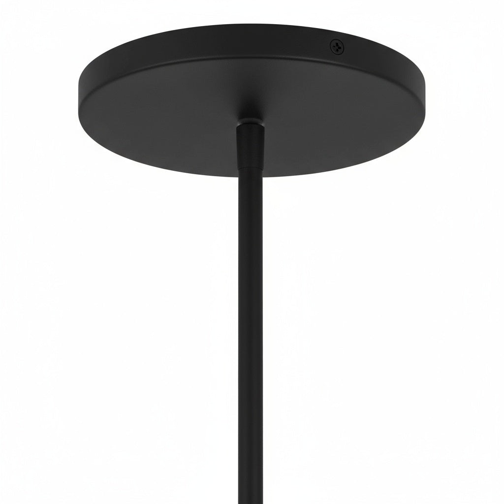 24 inch Diameter Integrated LED Black Pendant
