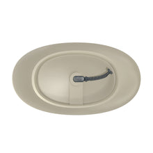 Load image into Gallery viewer, 55 inch freestanding solid surface soaking bathtub for bathroom