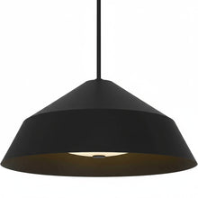 Load image into Gallery viewer, 22 inch Diameter Integrated LED Black Pendant