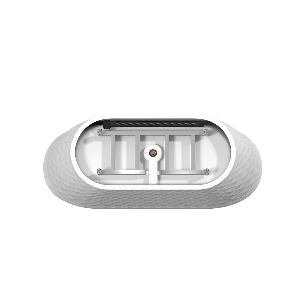 59'' acrylic freestanding bathtub with unique diamond pattern design: spacious oval shape,  Gloss white finish, Chrome overflow and pop-up drain CUPC Certificate