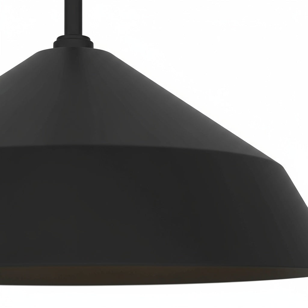 14 inch Diameter Integrated LED Black Pendant