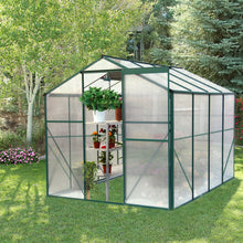 Load image into Gallery viewer, Polycarbonate Greenhouse,6'x 8' Heavy Duty Walk-in Plant Garden Greenhouse for Backyard/Outdoor