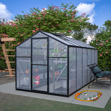 Load image into Gallery viewer, Polycarbonate Greenhouse,6'x 8' Heavy Duty Walk-in Plant Garden Greenhouse for Backyard/Outdoor
