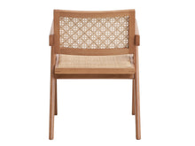 Load image into Gallery viewer, Velentina Rattan &amp; Natural Finish Arm Chair (Set of 2)