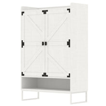 Load image into Gallery viewer, Shoe Cabinet with Doors, 6-Tier Shoe Storage Cabinet with Adjustable Shelves, Wooden Shoes Rack Shoe Storage Organizer for Entryway, Hallway, Closet, Living Room