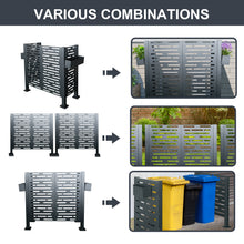 Load image into Gallery viewer, 4*2 FT Air Conditioner Fence for Outdoor Units,Metal Privacy Fence Cover, Perfect to Conceal Air Conditioning Units (W540133740)