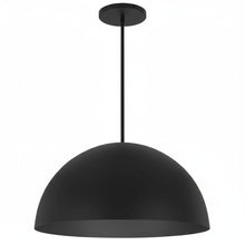 Load image into Gallery viewer, 24 inch Diameter Integrated LED Black Pendant