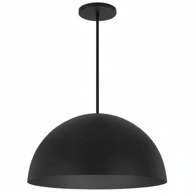 24 inch Diameter Integrated LED Black Pendant