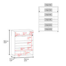 Load image into Gallery viewer, Shoe Rack, 1 Door, 4 Legs, 5 Shelves