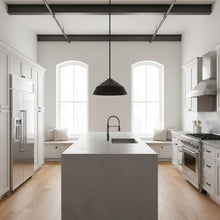 Load image into Gallery viewer, 14 inch Diameter Integrated LED Black Pendant