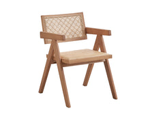 Load image into Gallery viewer, Velentina Rattan &amp; Natural Finish Arm Chair (Set of 2)