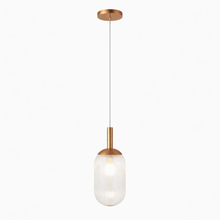 Load image into Gallery viewer, Modern Style Pendant Lamp - Bronze and Clear 110-120V Bedside Lamp Bedroom/Living Room Ceiling Light