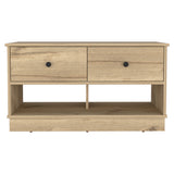 Tulip Storage Bench, Two Drawers, Two Shelves
