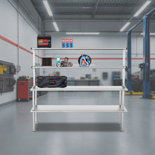 Load image into Gallery viewer, 72 Inch Adjustable Stainless Steel Kitchen Rack