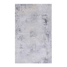 Load image into Gallery viewer, MAVAL Gold Washable Rug 2' x 3' Doormat Rug (Gray+Gold, 2' x 3') Modern, Contemporary, Non-Shedding &amp; Easy to Clean, Ideal for Living Room, Bedroom, Dining Space, 36*24 inch