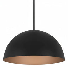Load image into Gallery viewer, 24 inch Diameter Integrated LED Black Pendant