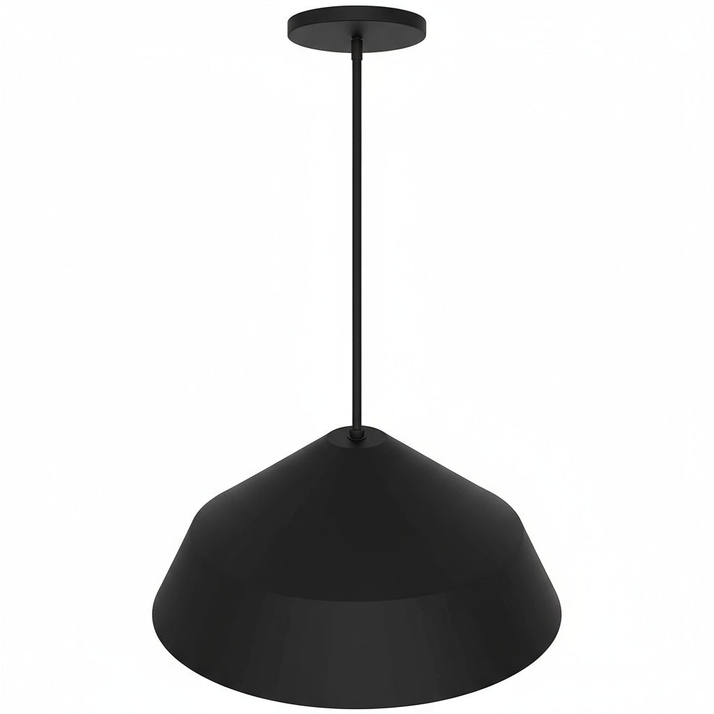 22 inch Diameter Integrated LED Black Pendant
