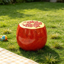 Load image into Gallery viewer, Yellow Lemon Fruit Stool, 14"Oversized Resin Stool, Side Table, Home Decor Plant Stand Garden Indoor Outdoor Decorations, Multi-Purpose Innovative Garden Furniture