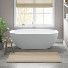 Load image into Gallery viewer, 1 PCS 24x72" 100% Cotton Tufted 3000 GSM Reversible Bath Rug Navy