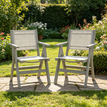 Load image into Gallery viewer, 2 Piece HIPS Stylish Dining Chair Elevates Yard Dinner Gatherings Togethers &amp; Casual Outdoor Hangouts