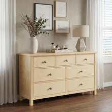 Load image into Gallery viewer, Natural Pine Finish 2pcs Storage Boxes with Caster Wheels Transitional Bedroom Furniture Under-Bed Toy Boxes