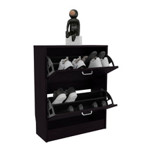 Load image into Gallery viewer, Inola Two-Door Shoe Rack Cabinet With Adjustable Shelves, Modern Storage Organizer