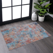 Load image into Gallery viewer, MAVAL Multi Washable Rug 2' x 3' Doormat Rug (Multi, 2' x 3') Modern, Contemporary, Non-Shedding &amp; Easy to Clean, Ideal for Living Room, Bedroom, Dining Space, 36*24 inch