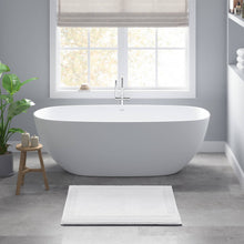 Load image into Gallery viewer, 1 PCS 24x72" 100% Cotton Tufted 3000 GSM Reversible Bath Rug Navy