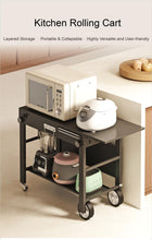 Load image into Gallery viewer, Outdoor Grill Cart Foldable Grill Table