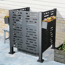 Load image into Gallery viewer, 4*2 FT Air Conditioner Fence for Outdoor Units,Metal Privacy Fence Cover, Perfect to Conceal Air Conditioning Units (W540133740)