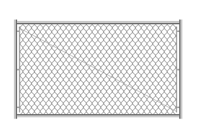 Adjustable 3.8FT Chain Link Walk Gate Kit, Round Corner Frame Design, Heavy-Duty Galvanized Steel Outdoor Fencing Gate, DIY Fit for Garden, Patio, and Pool Decks