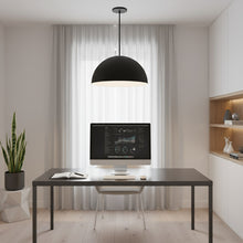 Load image into Gallery viewer, 24 inch Diameter Integrated LED Black Pendant