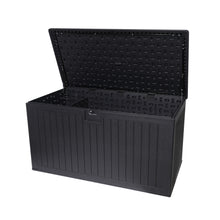 Load image into Gallery viewer, 230 Gallon Resin Outdoor Deck Box Waterproof, Extra Large Patio Storage Box with Lockable Storage Containers for Patio Furniture Cushions, Pool Accessories, Garden Tools